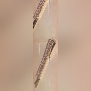 (2) Pink Rhinestone Bobby Pins